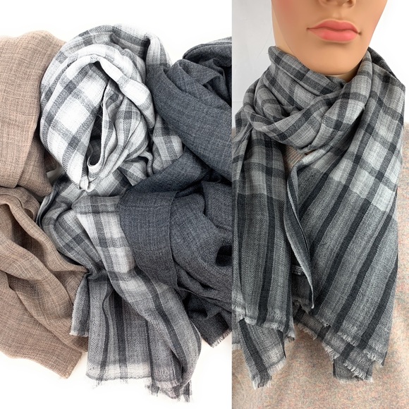 Exclusive cashmere scarves for men - Picture 2 of 8